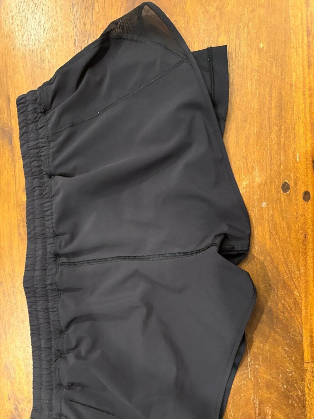 Lululemon shorts (biker built in) black, sz 6